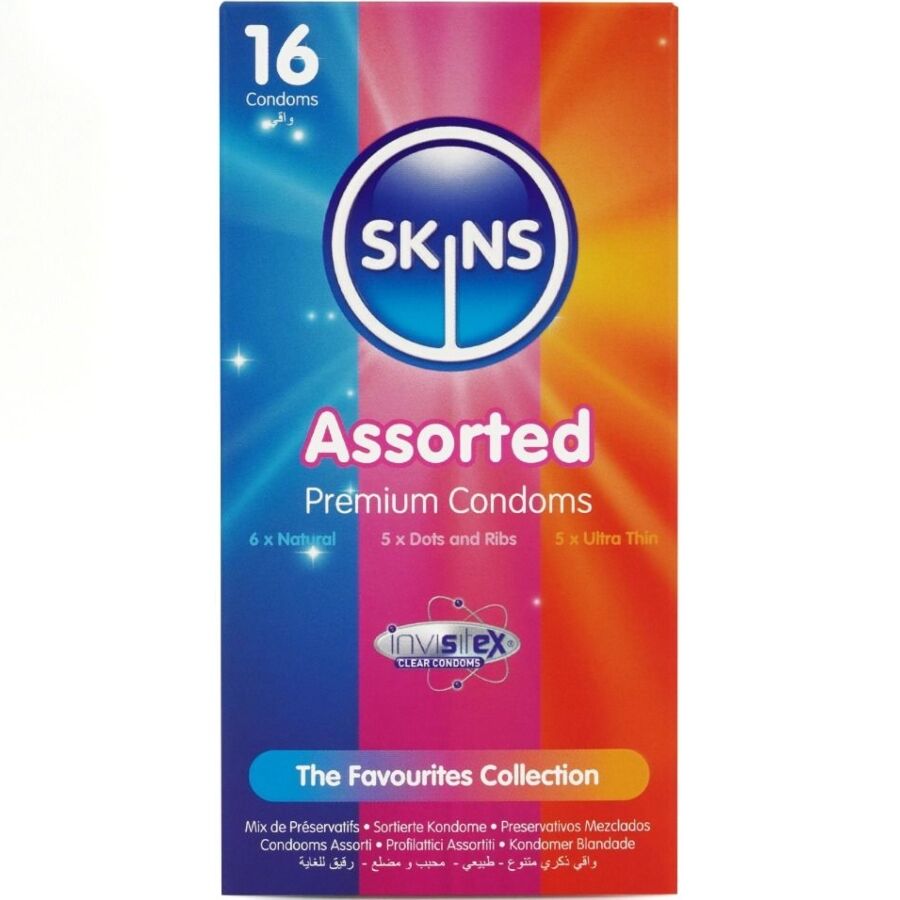Préservatifs Skins Assortis - Natural Texturés Ultra Fin Variés