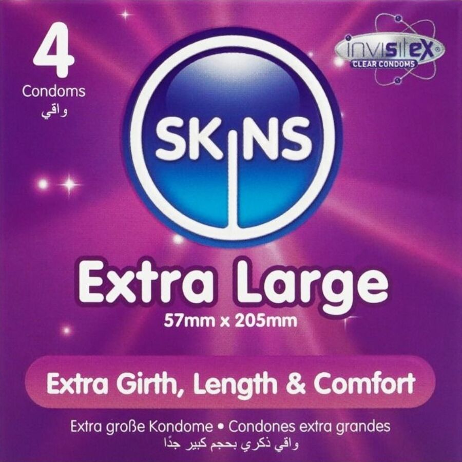 Préservatifs Skins Extra Large - Ultra Fin XL Extra Lubrifiés