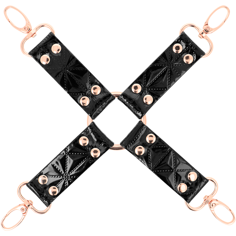 Sangle d'Attache Bondage Cuir Vegan Doublée Néoprène - Begme