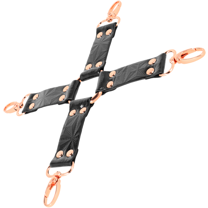 Sangle d'Attache Bondage Cuir Vegan Doublée Néoprène - Begme