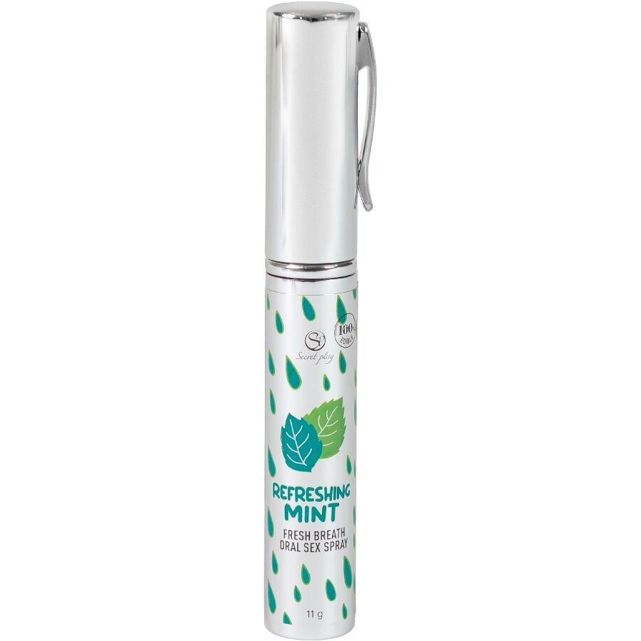 Spray Buccal Rafraîchissant Menthe Comestible Sexe Oral 11g - Secretplay