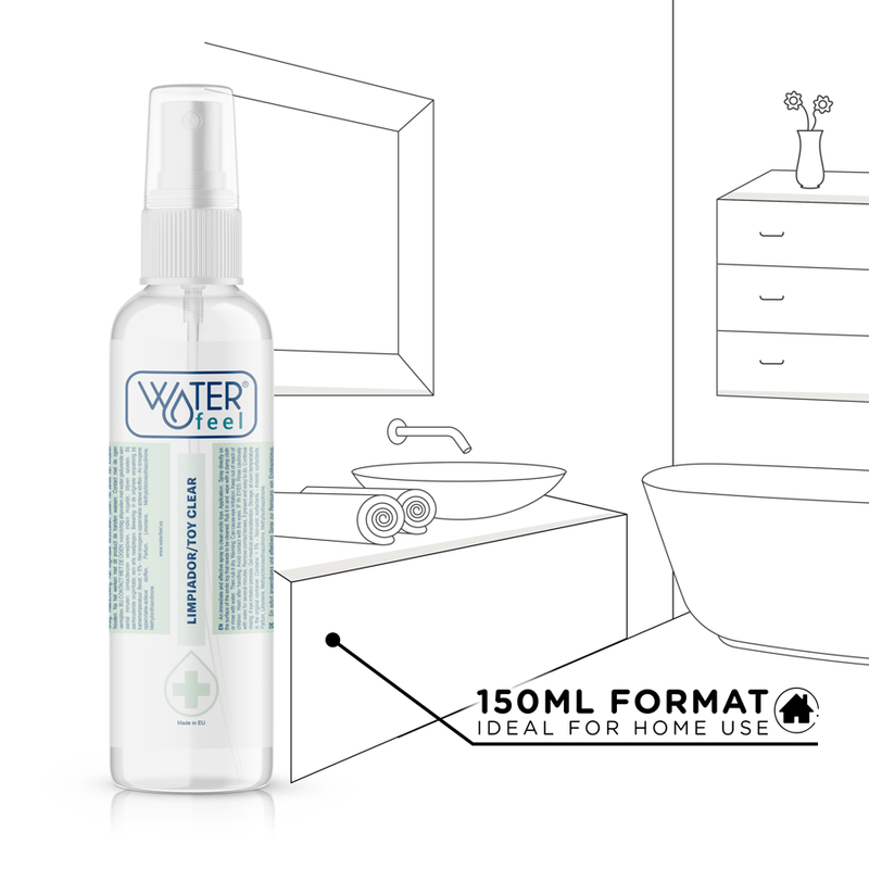 Spray Nettoyant Antibactérien pour Sextoys 150 ml - Waterfeel