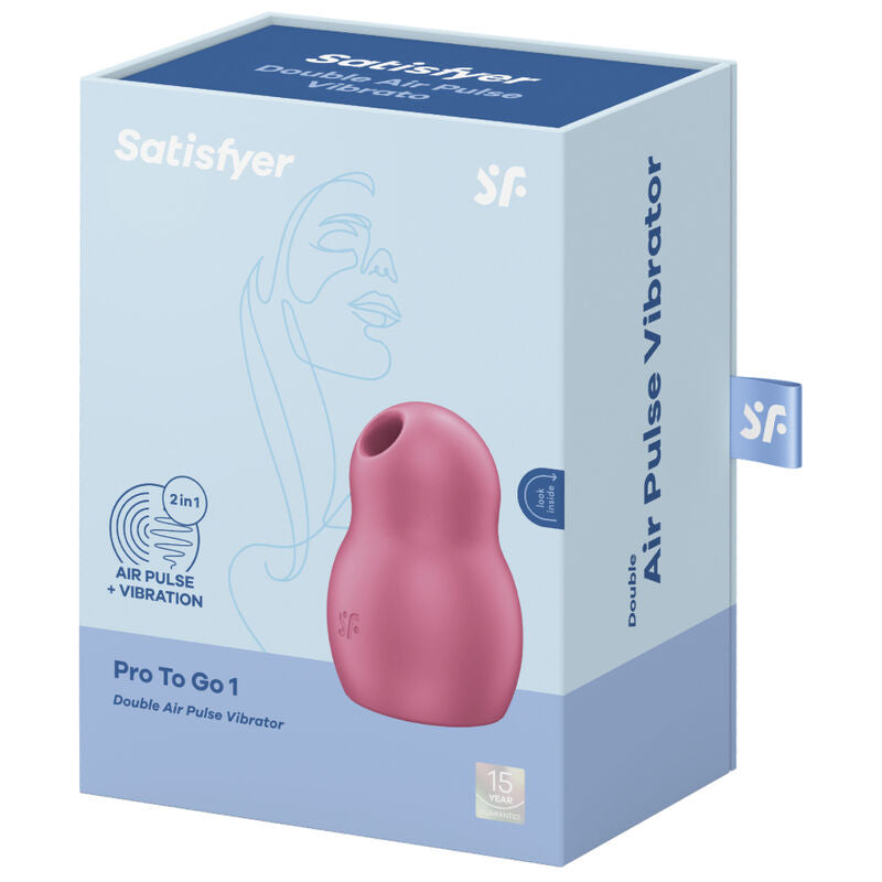 Stimulateur Clitoridien Air Pulse Pro To Go 1 Double Vibration - Satisfyer