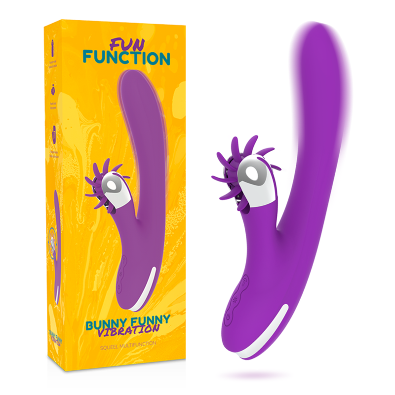 Stimulateur Clitoridien Bunny Funny Vibration 2.0 Tête Flexible 7 Modes - Fun Function