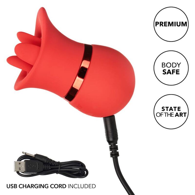 Stimulateur Clitoridien French Kiss 2 Embouts Aspiration & Vibration - CalExotics