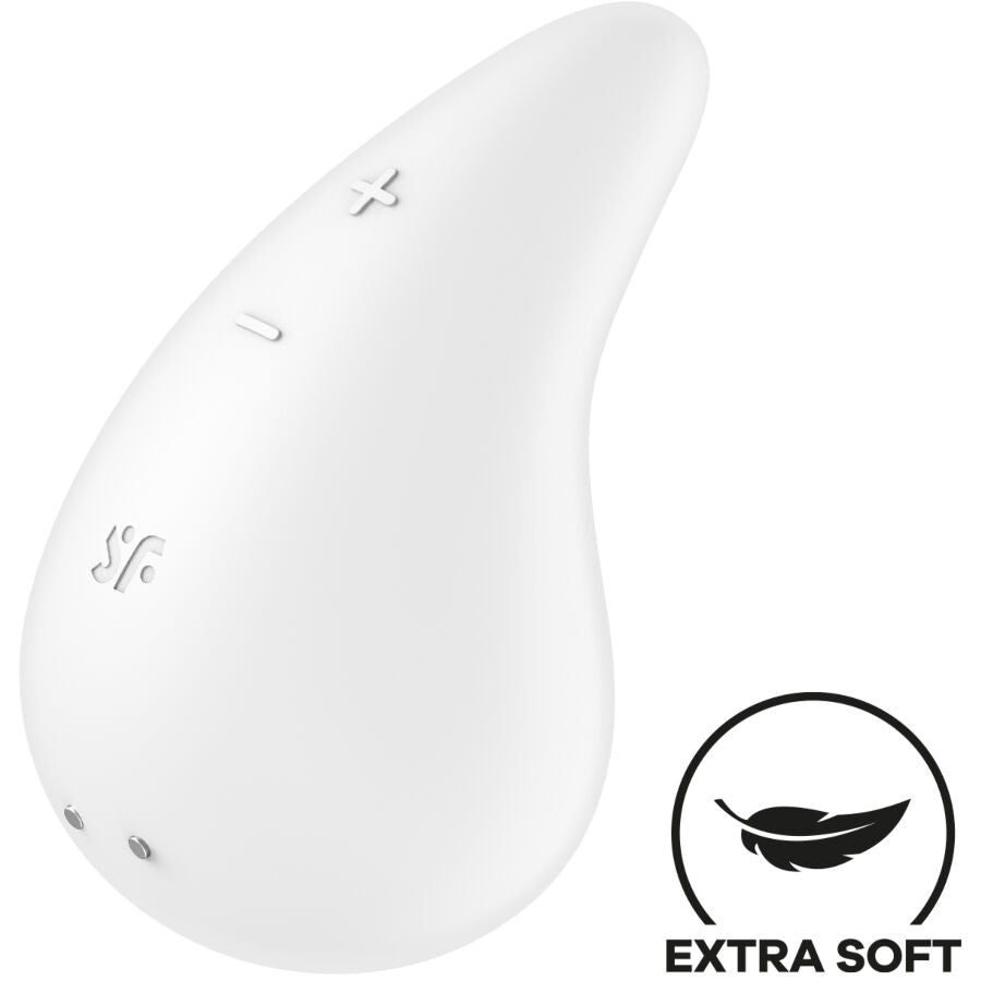 Stimulateur Clitoridien Lay-On Dew Drop Silicone Rechargeable - Satisfyer
