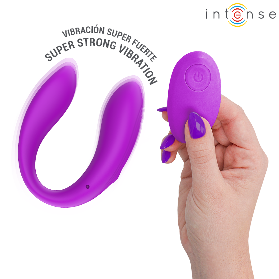 Stimulateur Clitoridien Nora Pince Vibrante en U 10 Modes Télécommande - Intense