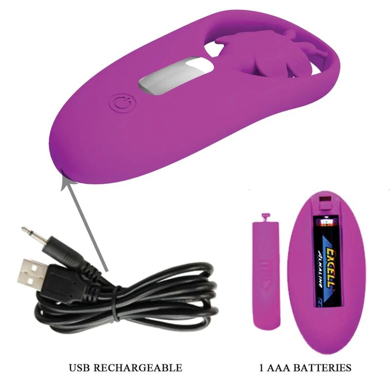 Stimulateur Clitoridien Papillon Dancing Télécommandé 12 Modes Rechargeable - Pretty Love