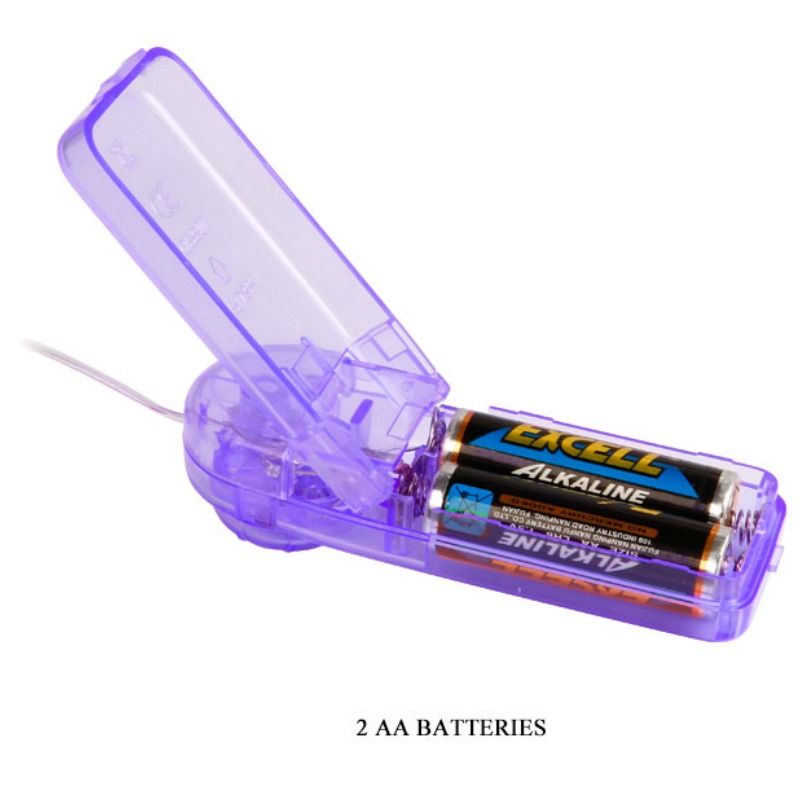 Stimulateur Clitoridien Papillon Vibrant à Ventouse Lilas - Baile