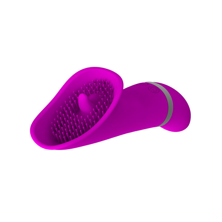 Stimulateur Clitoridien Rudolf 30 Vibrations Embouts Gaufrés - Pretty Love