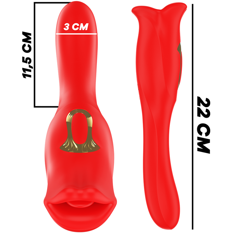 Stimulateur Clitoridien Siena Vibrant et Mordant 10 Modes Étanche - Mia