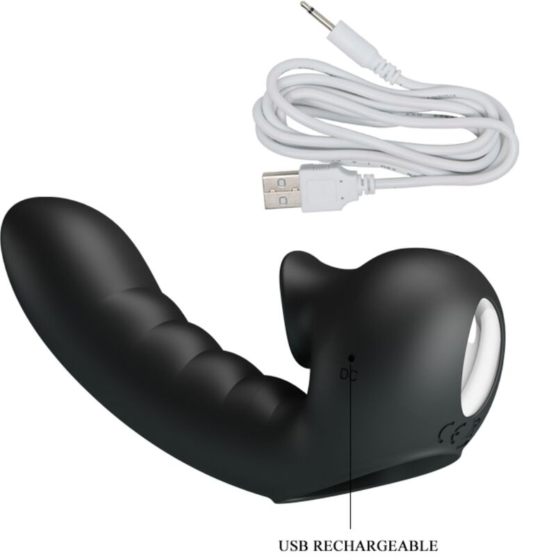 Stimulateur de Clitoris à Doigt Hobgoblin 12 Vibrations Rechargeable - Pretty Love