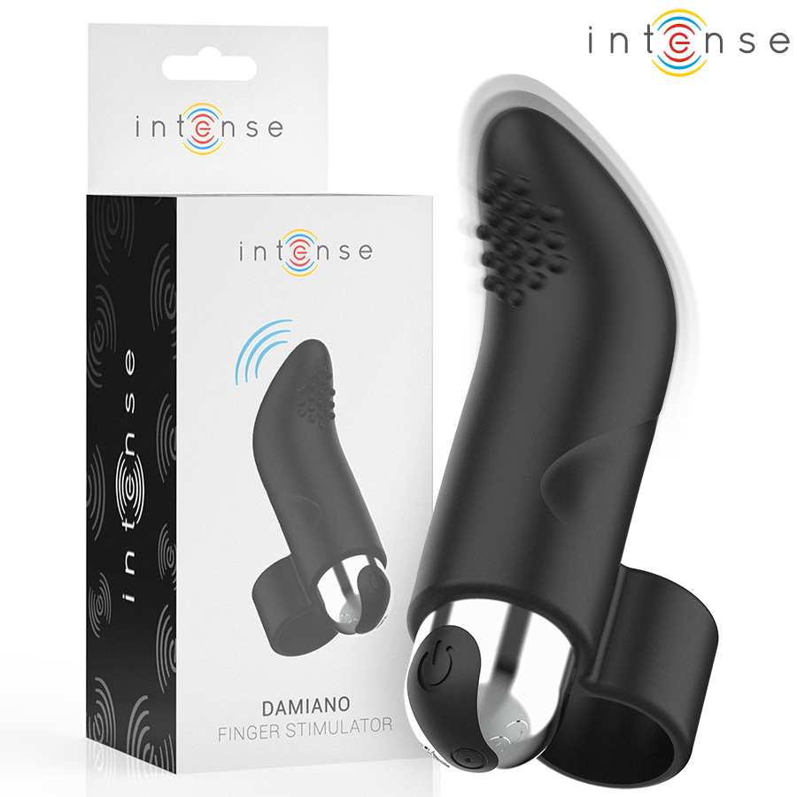 Stimulateur de Doigt Damiano Vibrant 7 Modes 3 Vitesses Rechargeable - Intense