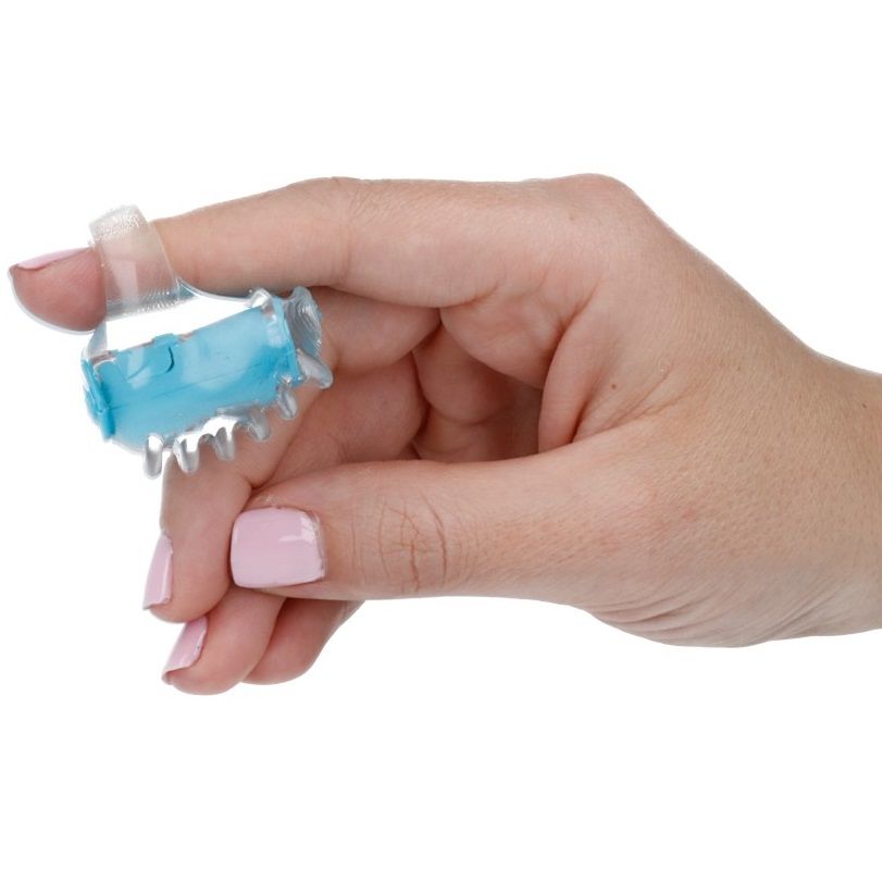 Stimulateur Doigt Vibrant Finger Texture Bulles Flexible - Casual Love