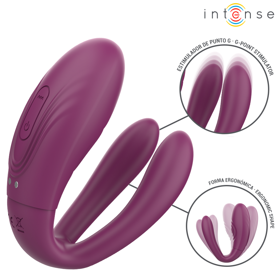 Stimulateur Tapotement Sandra 2 Moteurs Télécommande Sans Fil - Intense