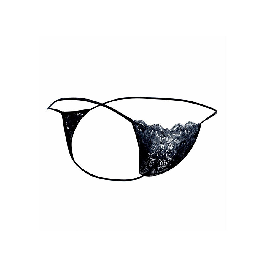 String Dentelle Fine Nylon-Lycra 3 Coloris - Mob