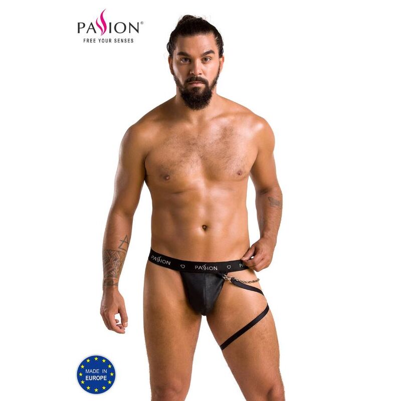 String Homme Sexy 058 Bill Tissu Extensible Coupe Échancrée - Passion Men