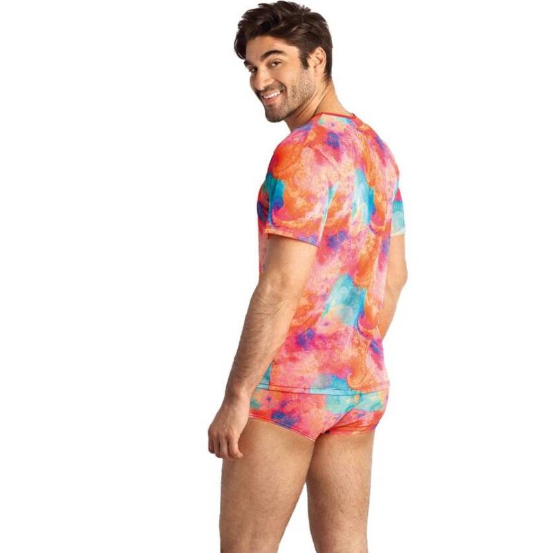 T-Shirt Homme Falcon Lycra Imprimé Banane Ajustement Près du Corps - Anais Men