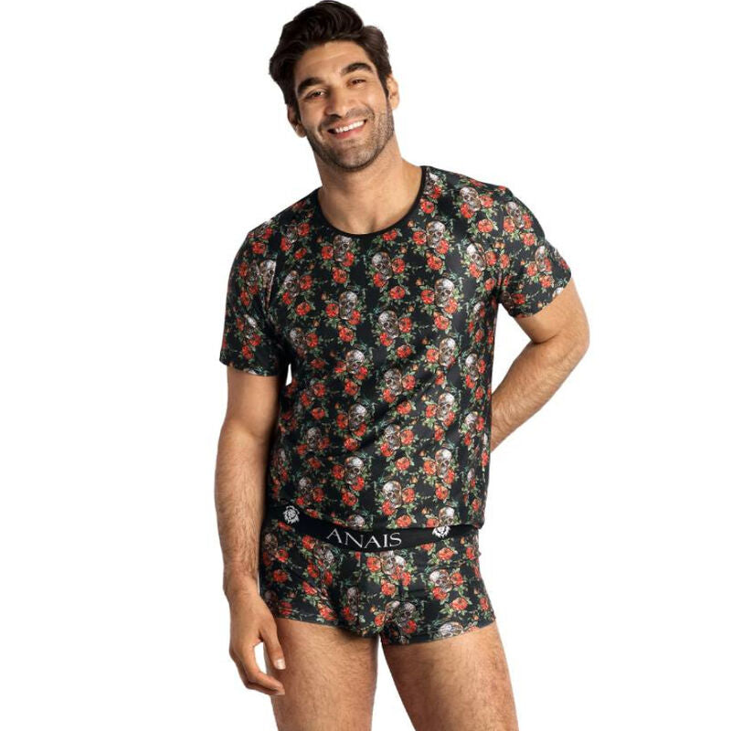T-Shirt Homme Power Maille Élastique Près du Corps 4 Tailles - Anais Men