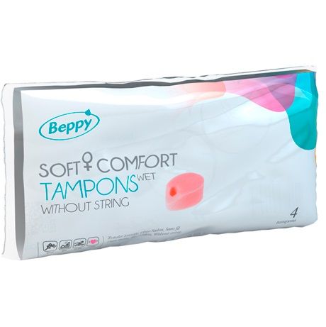 Tampons Beppy Soft Comfort Humides - Sans Fil Gel Lavande