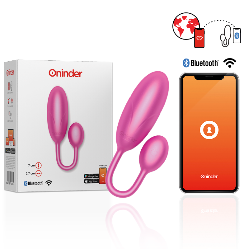 Œuf Vibrant Connecté Denver Application Gratuite 7 cm - Oninder