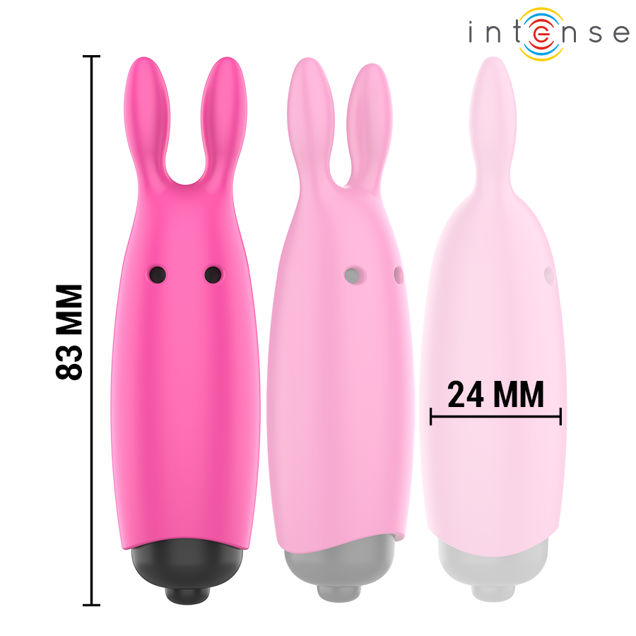 Œuf Vibrant Hopper Compact Forme Lapin Étanche IPX6 - Intense