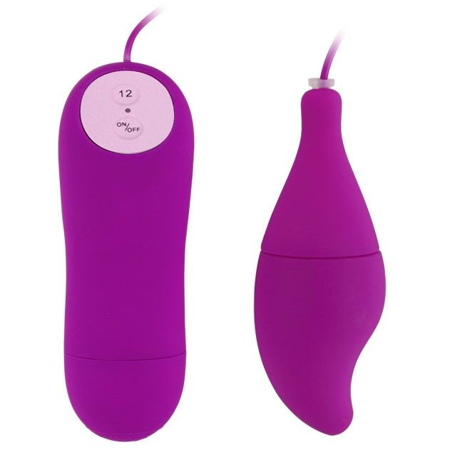 Œuf Vibrant Pleasure Shell 12 Modes Filaire Silicone - Baile