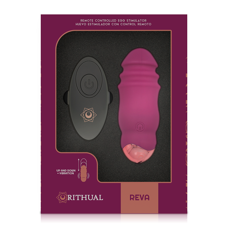 Œuf Vibrant Reva Télécommande Up&Down 10 Programmes Rechargeable - Rithual