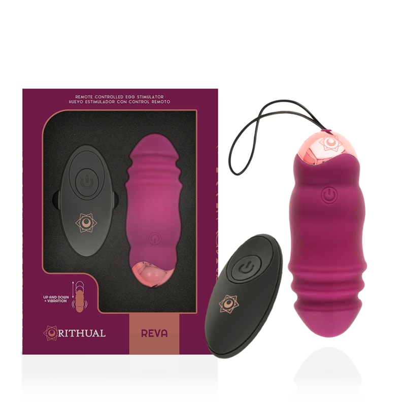 Œuf Vibrant Reva Télécommande Up&Down 10 Programmes Rechargeable - Rithual