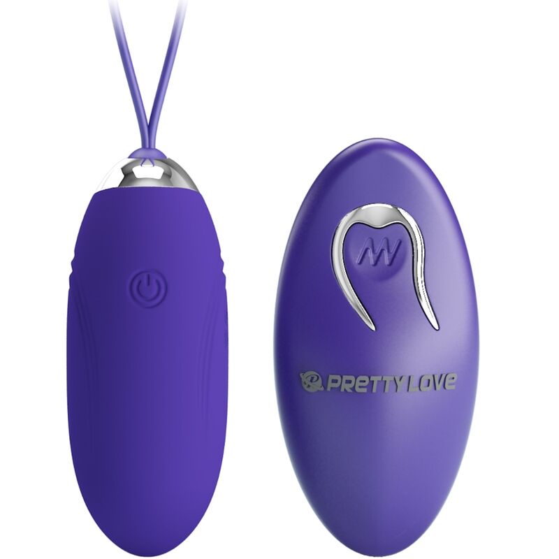 Œuf Vibrant Télécommandé Jenny 12 Vibrations Souple - Pretty Love