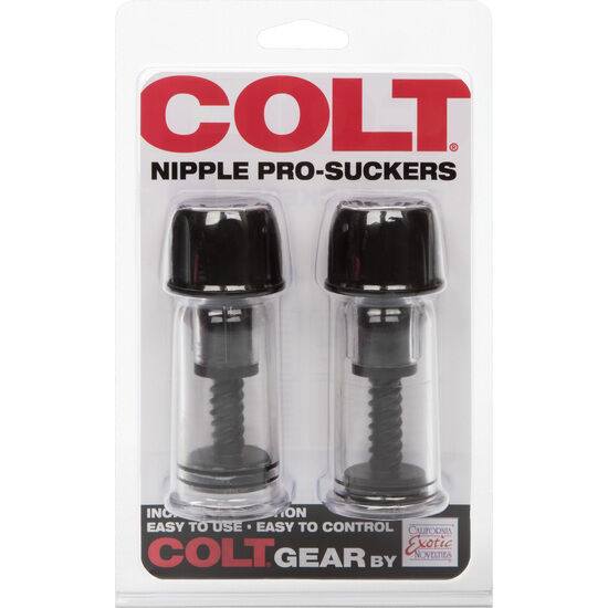 Ventouses à Tétons Colt Aspiration Réglable Plastique Souple - Calexotics