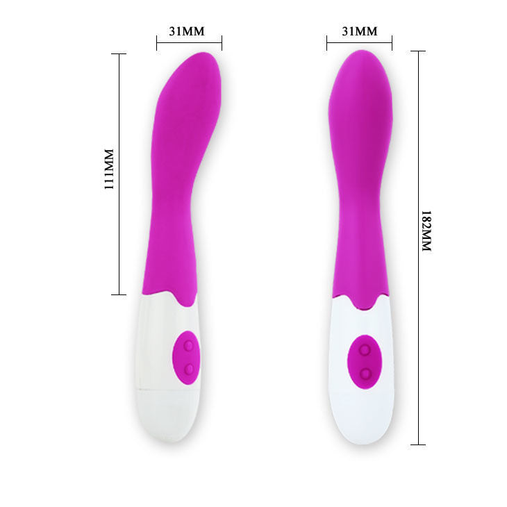 Vibromasseur Bishop Flirtation 30 Modes Silicone Ergonomique - Pretty Love