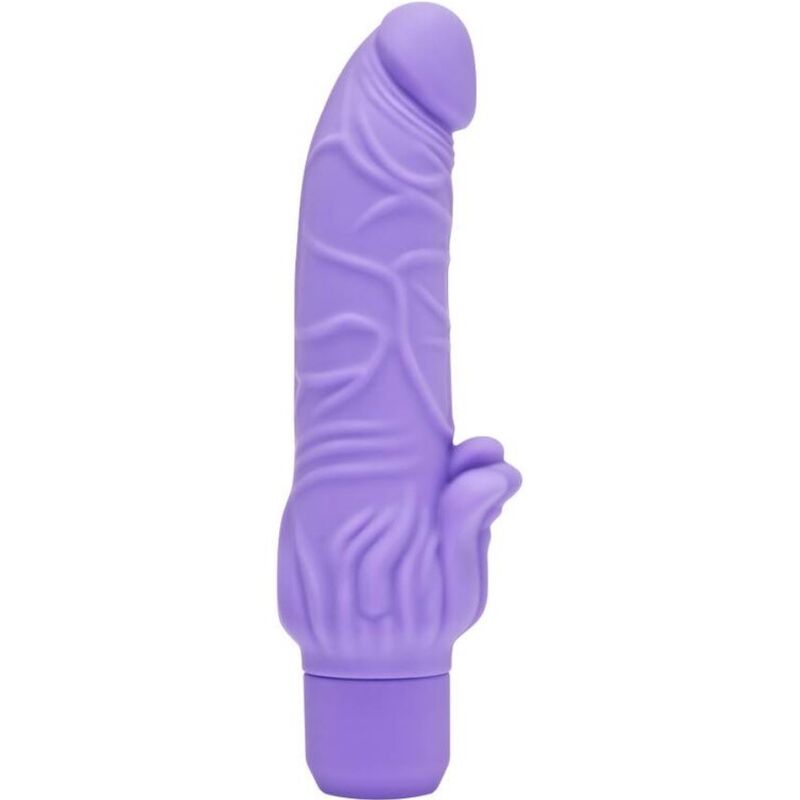 Vibromasseur Classic Stim avec Stimulateur Clitoridien - Silicone - Get Real