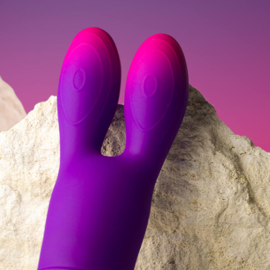 Vibromasseur Clitoridien Glo-Girl Bunny Flexible 10 Modes IPX7 - Rocks-Off