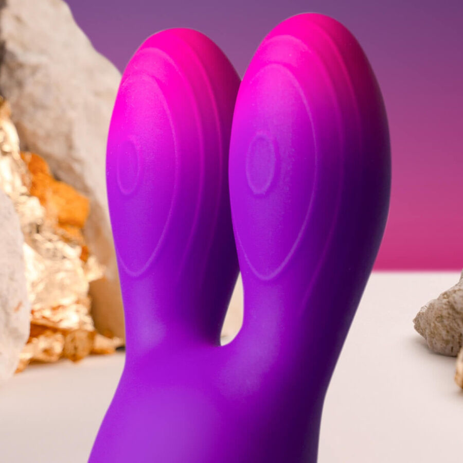 Vibromasseur Clitoridien Glo-Girl Bunny Flexible 10 Modes IPX7 - Rocks-Off