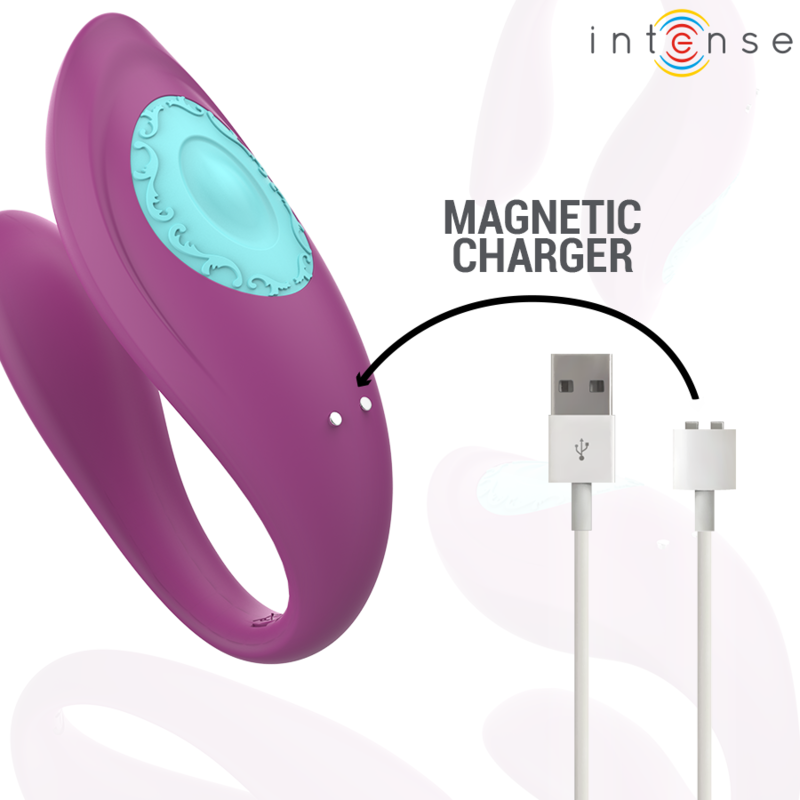 Vibromasseur Couple Annie Forme en U 10 Modes Télécommande - Intense