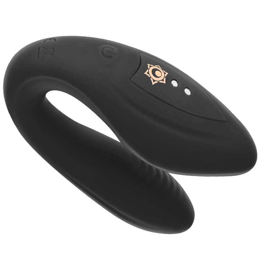 Vibromasseur Couple Connecté Kama Azabache Télécommande Sans Fil - Rithual