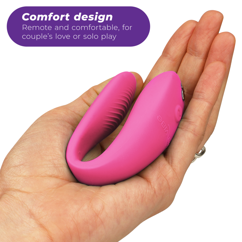 Vibromasseur Couple Connecté Sync Lite Forme en C 10 Modes - We-Vibe