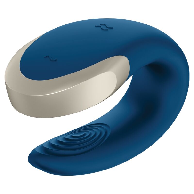 Vibromasseur Couple Double Love Luxe Métal Connecté IPX7 - Satisfyer