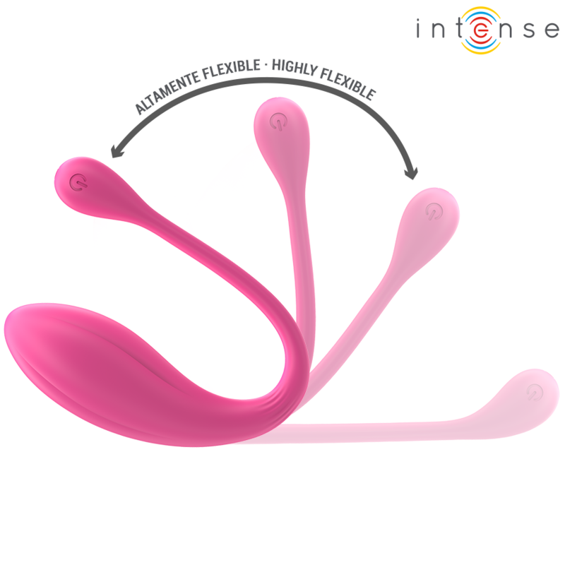 Vibromasseur Couple Janice Forme U Double Stimulation 10 Modes Télécommande - Intense