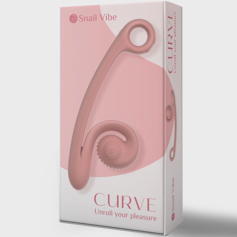 Vibromasseur Courbe Snail Vibe Double Stimulation Rotatif Rechargeable - Snail Vibe