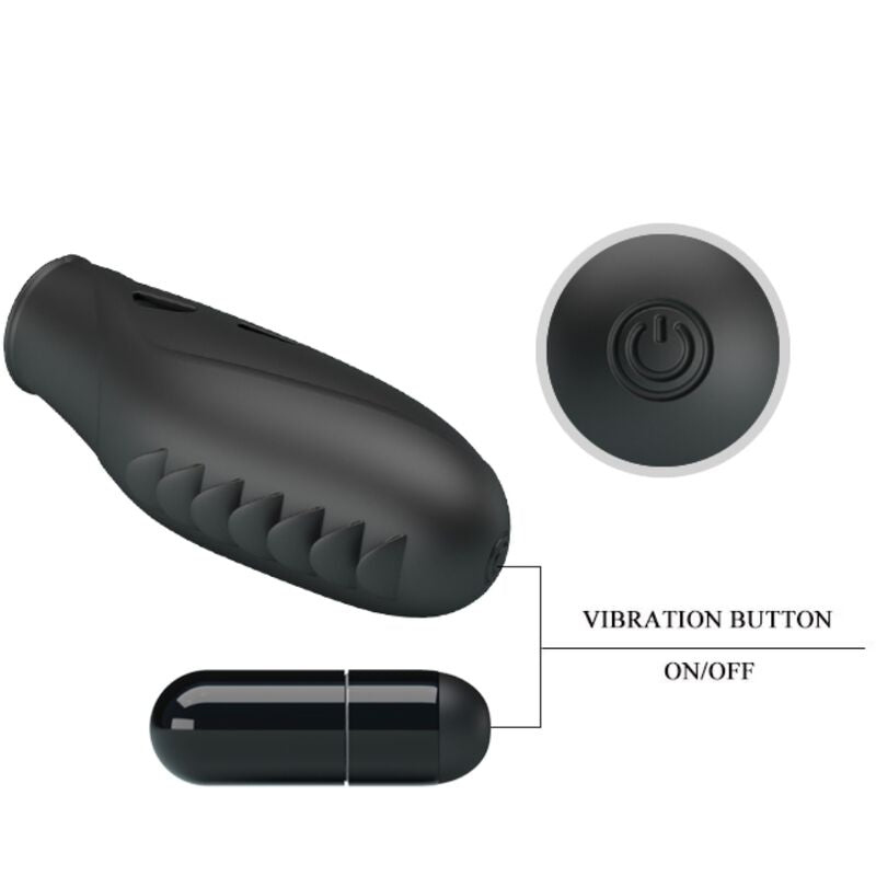 Vibromasseur Doigt Gilo Silicone Sangles Extensibles - Pretty Love