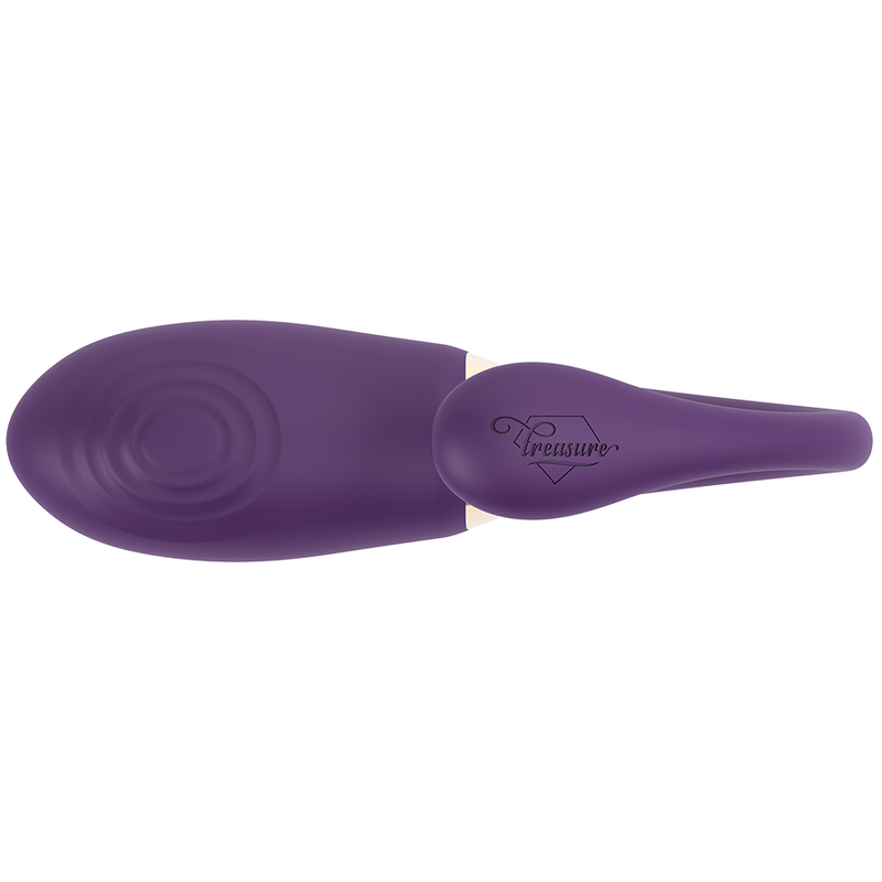 Vibromasseur Double Pénétration Merlin Télécommandé 10 Modes USB - Treasure