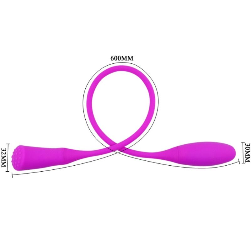 Vibromasseur Double Snaky Vibe 2 Moteurs 7 Modes Flexible Rechargeable - Pretty Love