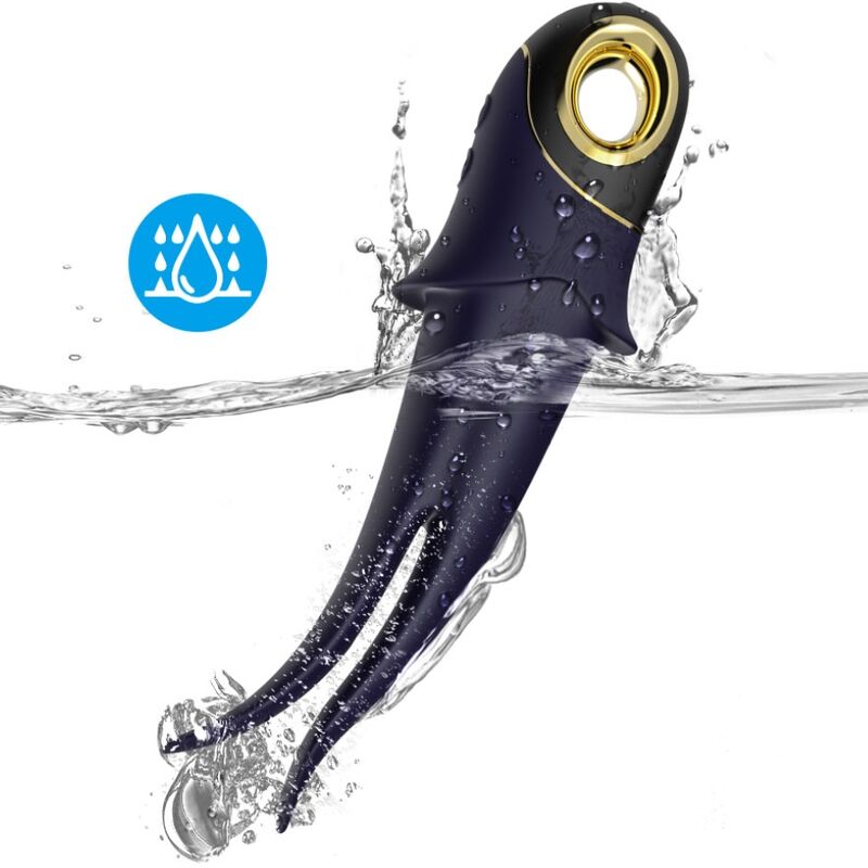 Vibromasseur Double Tête Shadow - Effet Langue 9 Modes - Armony