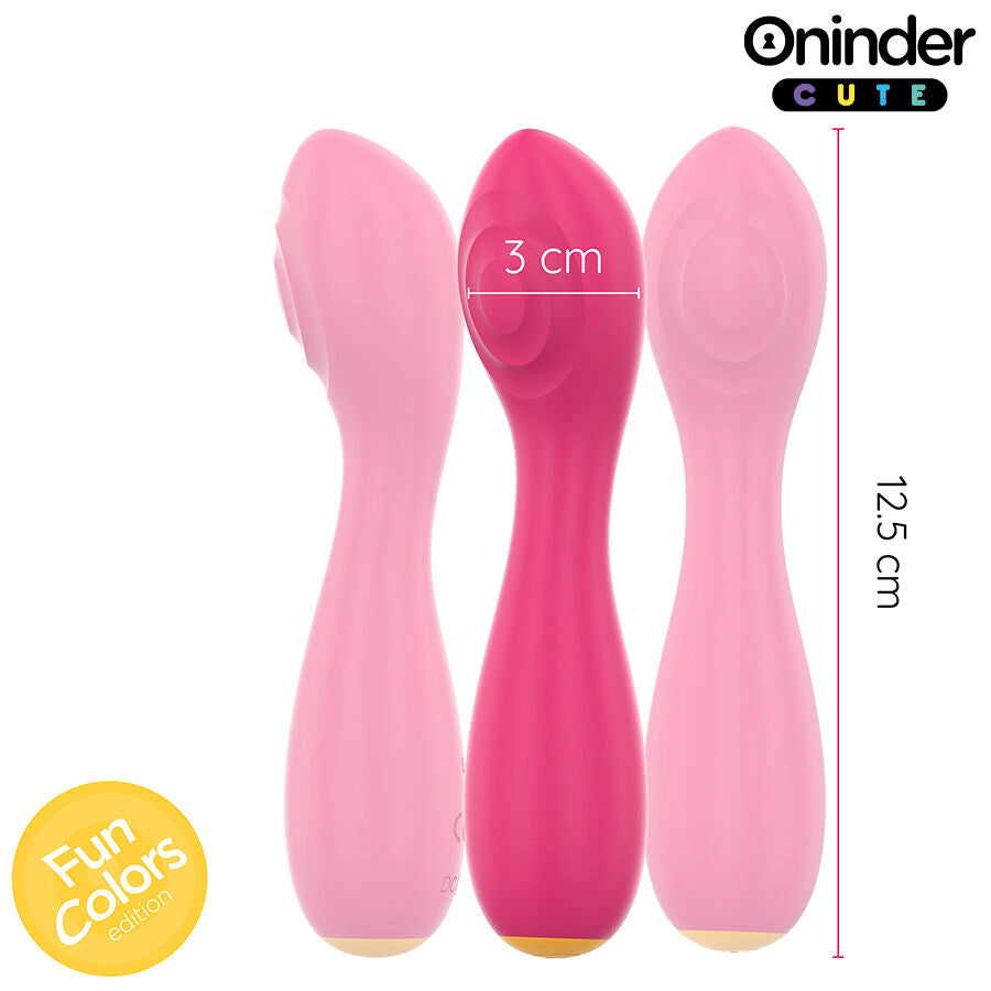 Vibromasseur Point G Connecté Tapping 9 Modes 12,5 cm IPX7 - Oninder Cute