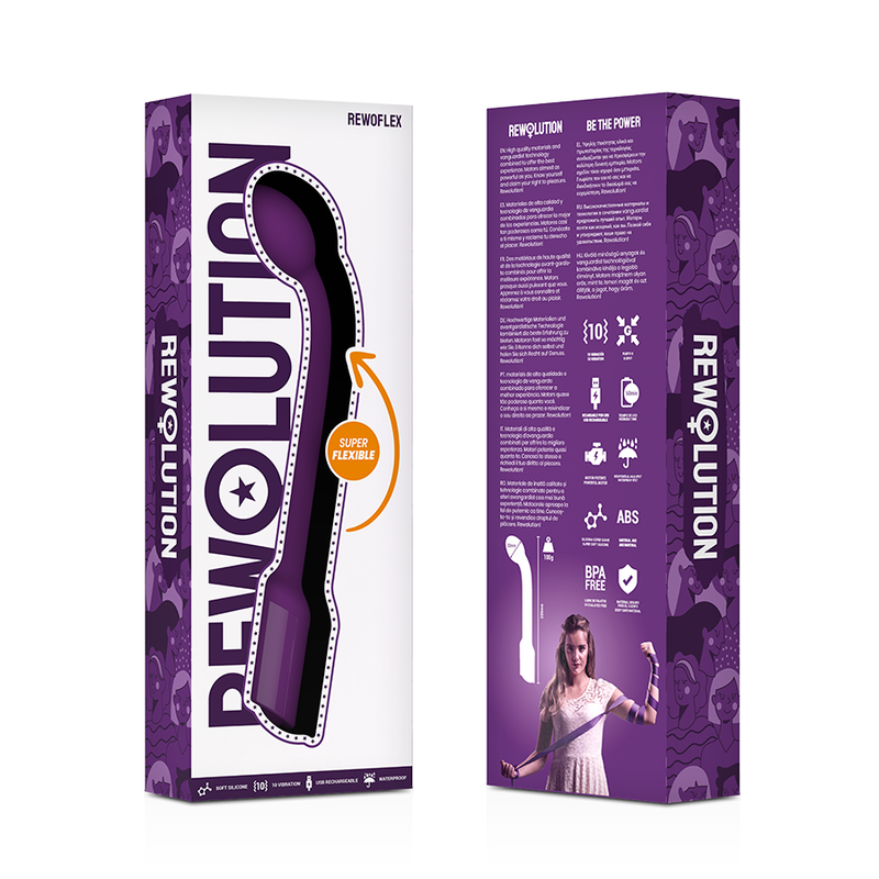 Vibromasseur Point G Flexible Rewoflex Moteur Rewobattery+ Puissant - Rewolution