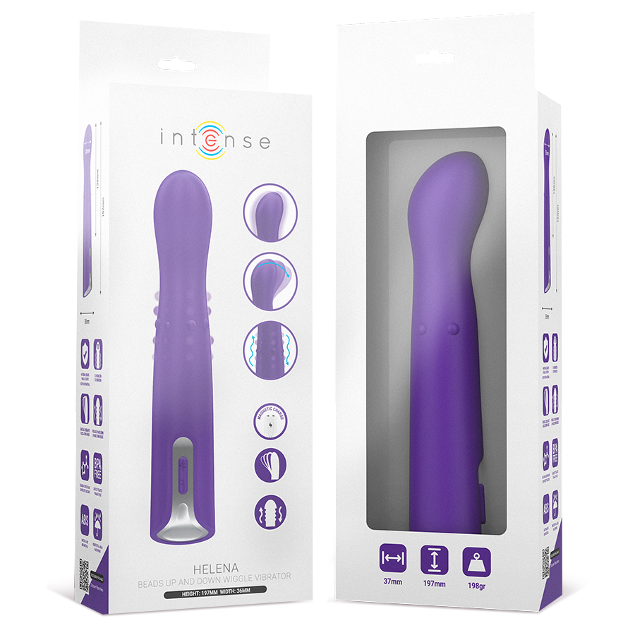 Vibromasseur Point G Helena Up & Down Billes Mobiles Oscillant Rechargeable - Intense