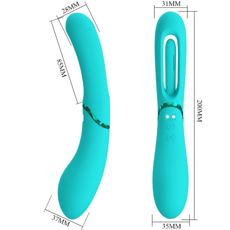 Vibromasseur Point G Lexie Mouvement Come-Hither 7 Vibrations - Romance