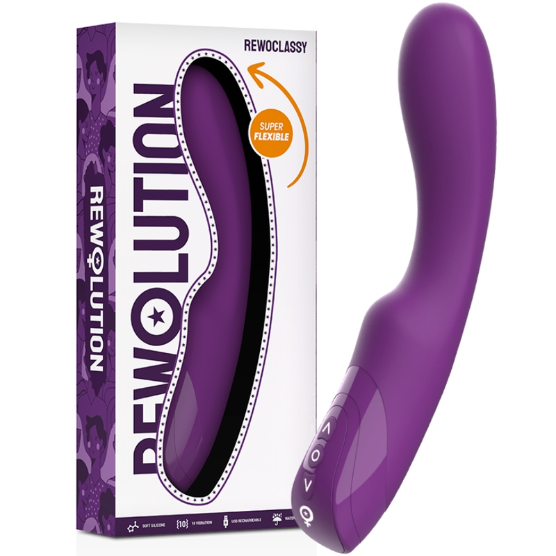 Vibromasseur Point G Souple Rewoclassy Tige Flexible Étanche - Rewolution